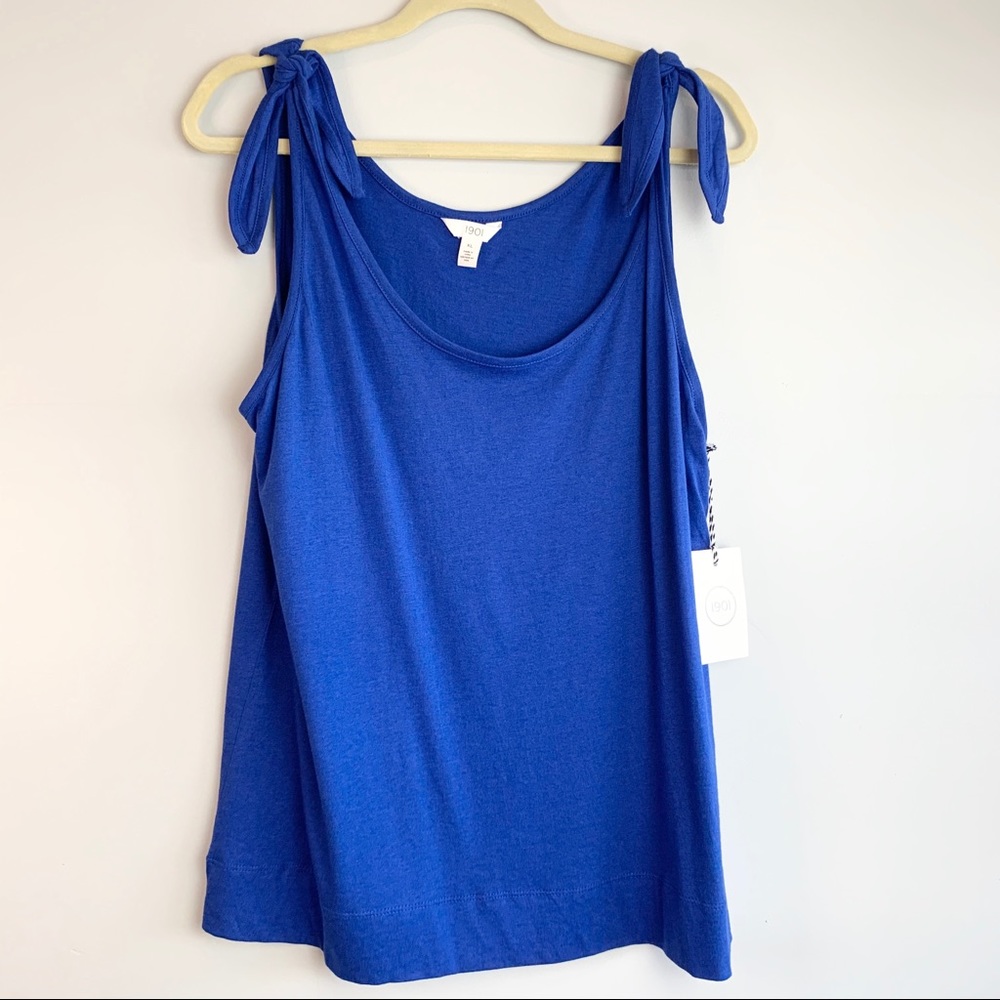 1901 Knotted Shoulder Tank Top